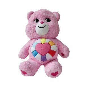 Care Bears Hopeful Heart Bear 14" Plush 2021 Rainbow